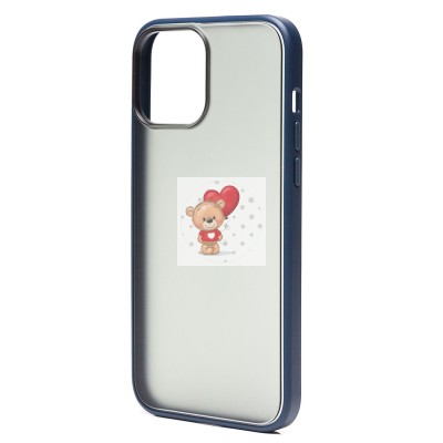 Чехол-накладка для Apple iPhone 13 Pro Max (синий) (темно-синий) - PC035