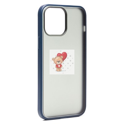 Чехол-накладка для Apple iPhone 13 Pro Max (синий) (темно-синий) - PC035