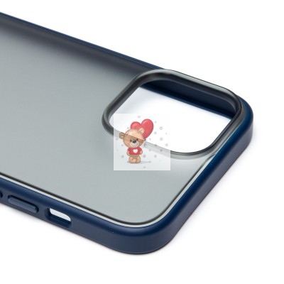 Чехол-накладка для Apple iPhone 13 Pro Max (синий) (темно-синий) - PC035