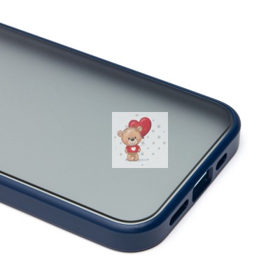 Чехол-накладка для Apple iPhone 13 Pro (синий) (темно-синий) - PC035 Чехол-накладка для Apple iPhone 13 Pro (синий) (темно-синий) - PC035