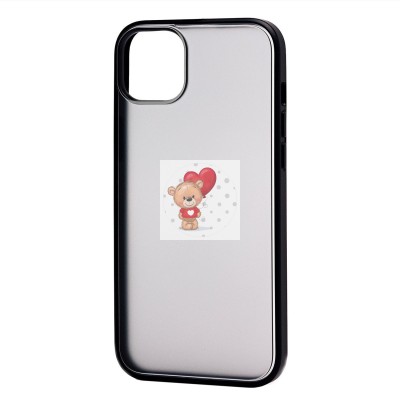 Чехол-накладка для Apple iPhone 14 Plus (черный) - PC035