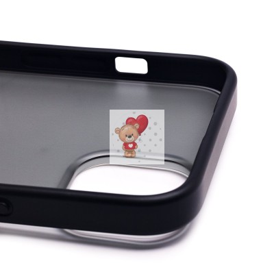 Чехол-накладка для Apple iPhone 14 Plus (черный) - PC035