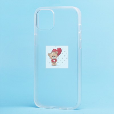 Чехол-накладка для Apple iPhone 14 Plus (серебяный) - PC035