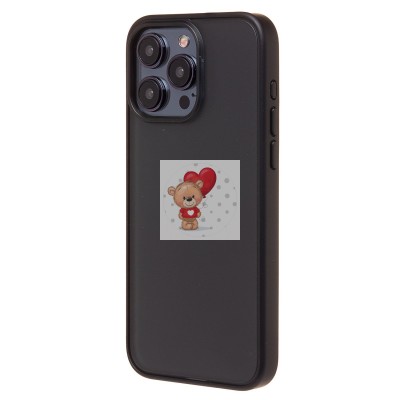 Чехол-накладка для Apple iPhone 15 Pro Max (черный) - PC035