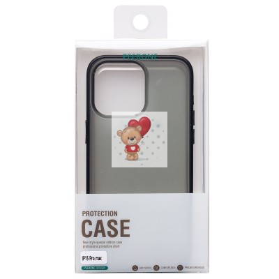 Чехол-накладка для Apple iPhone 15 Pro Max (черный) - PC035