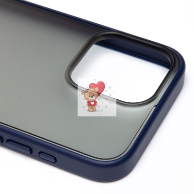 Чехол-накладка для Apple iPhone 15 Pro Max (темно-синий) - PC035 Чехол-накладка для Apple iPhone 15 Pro Max (темно-синий) - PC035