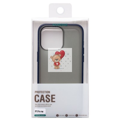 Чехол-накладка для Apple iPhone 15 Pro Max (темно-синий) - PC035 Чехол-накладка для Apple iPhone 15 Pro Max (темно-синий) - PC035