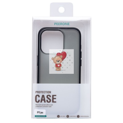 Чехол-накладка для Apple iPhone 15 Pro (черный) - PC035 Чехол-накладка для Apple iPhone 15 Pro (черный) - PC035