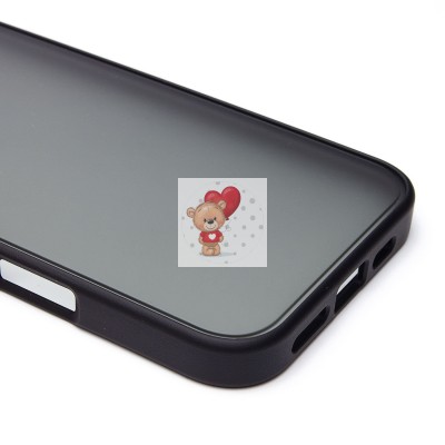 Чехол-накладка для Apple iPhone 16 Plus (черный) - PC035