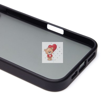 Чехол-накладка для Apple iPhone 16 Plus (черный) - PC035