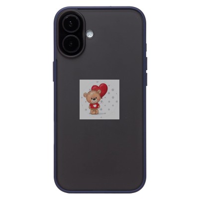 Чехол-накладка для Apple iPhone 16 Plus (темно-синий) - PC035