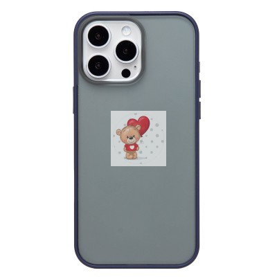 Чехол-накладка для Apple iPhone 16 Pro Max (темно-синий) - PC035