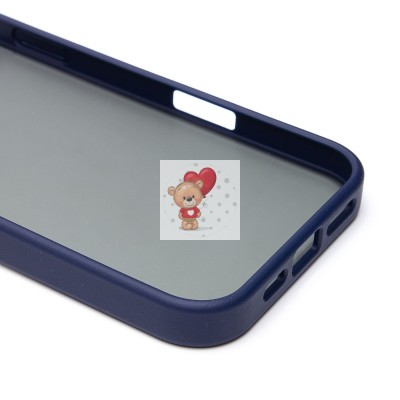 Чехол-накладка для Apple iPhone 16 Pro Max (темно-синий) - PC035