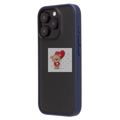 Чехол-накладка для Apple iPhone 16 Pro (темно-синий) - PC035