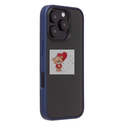 Чехол-накладка для Apple iPhone 16 Pro (темно-синий) - PC035