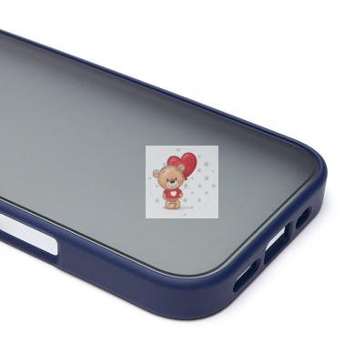 Чехол-накладка для Apple iPhone 16 Pro (темно-синий) - PC035