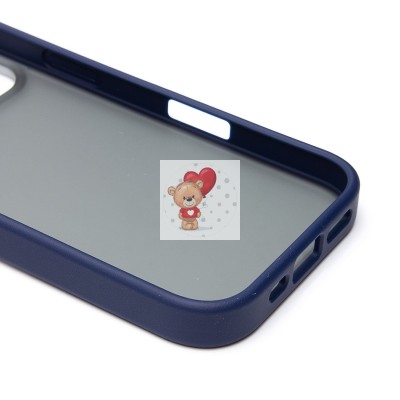 Чехол-накладка для Apple iPhone 16 Pro (темно-синий) - PC035