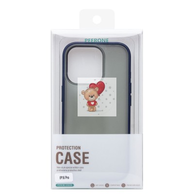 Чехол-накладка для Apple iPhone 16 Pro (темно-синий) - PC035