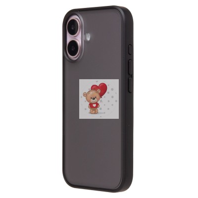 Чехол-накладка для Apple iPhone 16 (черный) - PC035