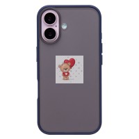 Чехол-накладка для Apple iPhone 16 (темно-синий) - PC035