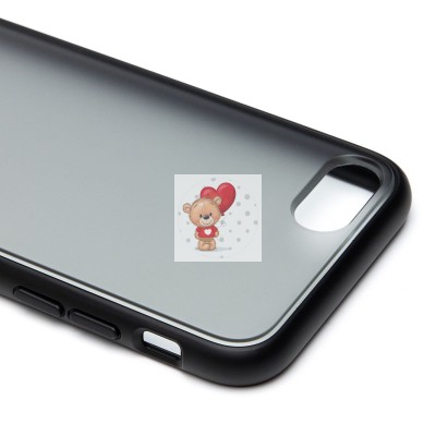 Чехол-накладка для Apple iPhone 7 (черный) - PC035