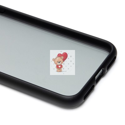 Чехол-накладка для Apple iPhone 7 (черный) - PC035