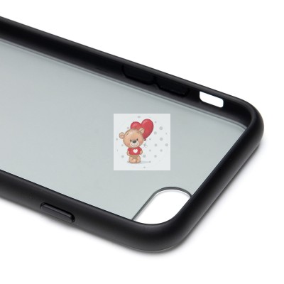 Чехол-накладка для Apple iPhone 7 (черный) - PC035