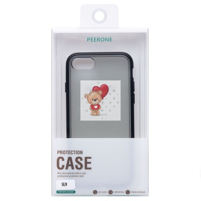 Чехол-накладка для Apple iPhone 7 (черный) - PC035