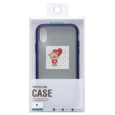 Чехол-накладка для Apple iPhone XR (синий) - PC035 Чехол-накладка для Apple iPhone XR (синий) - PC035