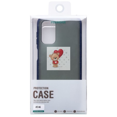 Чехол-накладка для Samsung A135 Galaxy A13 4G (темно-синий) - PC035