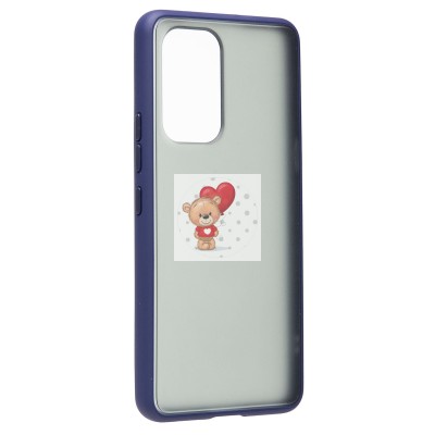 Чехол-накладка для Samsung A536 Galaxy A53 5GG (темно-синий) - PC035