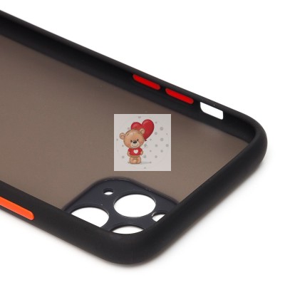 Чехол-накладка для Apple iPhone 11 Pro (черный/черный) - PC041