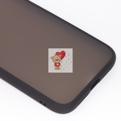 Чехол-накладка для Apple iPhone 11 (черный/черный) - PC041