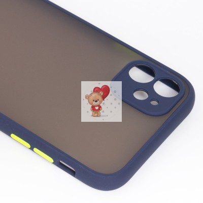 Чехол-накладка для Apple iPhone 11 (темно-синий/черный) - PC041 Чехол-накладка для Apple iPhone 11 (темно-синий/черный) - PC041