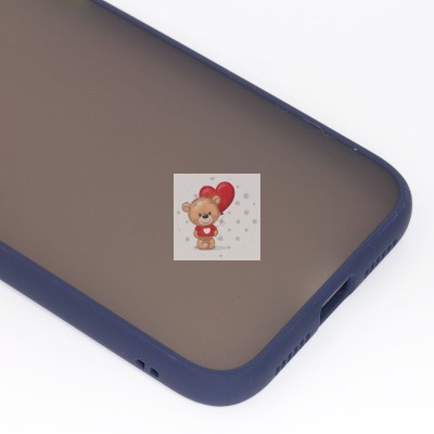 Чехол-накладка для Apple iPhone 11 (темно-синий/черный) - PC041 Чехол-накладка для Apple iPhone 11 (темно-синий/черный) - PC041