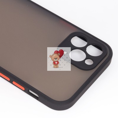 Чехол-накладка для Apple iPhone 12 Pro Max (черный/черный) - PC041 Чехол-накладка для Apple iPhone 12 Pro Max (черный/черный) - PC041