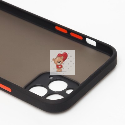 Чехол-накладка для Apple iPhone 12 Pro Max (черный/черный) - PC041 Чехол-накладка для Apple iPhone 12 Pro Max (черный/черный) - PC041