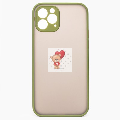 Чехол-накладка для Apple iPhone 12 Pro Max (зеленый/черный) - PC041 Чехол-накладка для Apple iPhone 12 Pro Max (зеленый/черный) - PC041