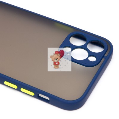 Чехол-накладка для Apple iPhone 12 Pro (синий) - PC041 Чехол-накладка для Apple iPhone 12 Pro (синий) - PC041