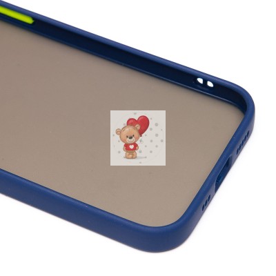 Чехол-накладка для Apple iPhone 12 Pro (синий) - PC041 Чехол-накладка для Apple iPhone 12 Pro (синий) - PC041