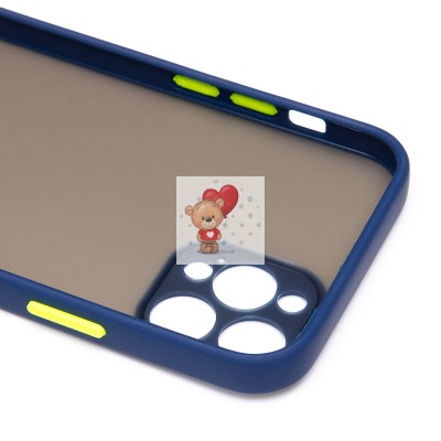 Чехол-накладка для Apple iPhone 12 Pro (синий) - PC041 Чехол-накладка для Apple iPhone 12 Pro (синий) - PC041