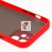 Чехол-накладка для Apple iPhone 12 (красный/черный) - PC041