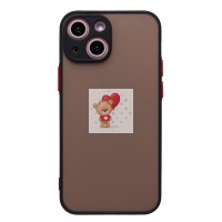 Чехол-накладка для Apple iPhone 13 mini (черный/черный) - PC041 Чехол-накладка для Apple iPhone 13 mini (черный/черный) - PC041