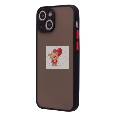 Чехол-накладка для Apple iPhone 13 mini (черный/черный) - PC041