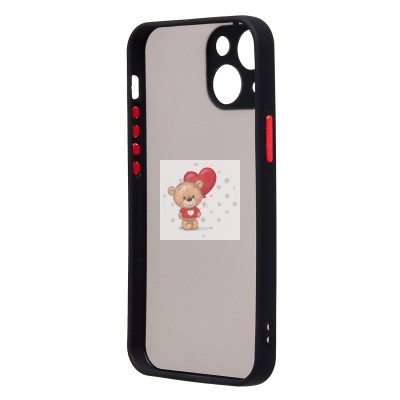 Чехол-накладка для Apple iPhone 13 mini (черный/черный) - PC041