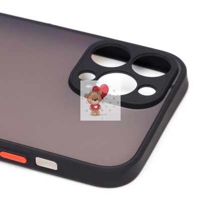 Чехол-накладка для Apple iPhone 13 Pro Max (черный/черный) - PC041