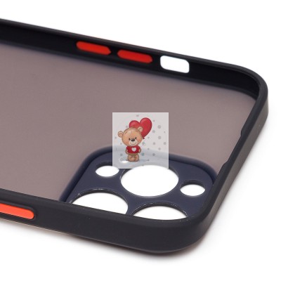 Чехол-накладка для Apple iPhone 13 Pro Max (черный/черный) - PC041