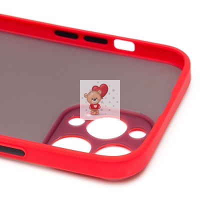 Чехол-накладка для Apple iPhone 13 Pro Max (красный/черный) - PC041 Чехол-накладка для Apple iPhone 13 Pro Max (красный/черный) - PC041