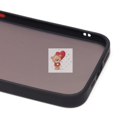 Чехол-накладка для Apple iPhone 13 Pro (черный/черный) - PC041