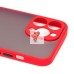 Чехол-накладка для Apple iPhone 13 Pro (красный/черный) - PC041